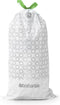Brabantia PerfectFit Vuilniszakken - 23/30 l - Code G - Scheurvast met trekbandsluiting - Wit (40 stuks)