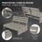 Pro Garden Tuinbank - Palletbank - 2-zits - Grey Wash