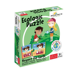 Adventerra Games - Ecologic Puzzle Respect the Earth - Legpuzzel 24 stuk(s)