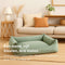 Flamingo Baldar - Orthopedische hondenmand - Memory foam - Geel 100 x 80 x 25 cm
