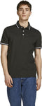 JACK & JONES JJEPAULOS - Poloshirt korte mouw - 2-pack donkerblauw en donkergroen (2 stuks)