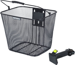 Basil Bilbao - Voormand - Staal Fijnmazig - Afneembaar - Incl. bevestiging - Zwart