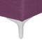 ABERDEEN - Hoekslaapbank ottomaan - Paars - Links - 267 cm - Polyester