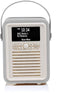 VQ Retro Mini - Draagbare Radio - DAB DAB+ FM - Grijs