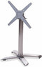 Tafelpoot X-Cross Laag Grijs 74cm - Giga Meubel