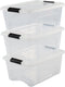 IRIS New Topbox - Opbergbox 15L - Stapelbaar met deksel - Set van 3 (3 stuks)