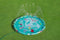 Bestway Waterspeelmat - Opblaasbare Randen met Sproeisysteem - Onderwaterprint - 165 x 165 CM - Blauw