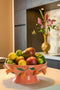 Mica Decorations Melika Decoratie Schaal - H16 x Ø39 cm - Keramiek - Roze