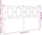 vidaXL - Hoofdbord - 140 - cm - metaal - zwart