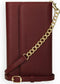 Selencia Hoesje Geschikt voor Samsung Galaxy S21 Hoesje Met Pasjeshouder - Selencia Tierra Uitneembare Slang Clutch - Rood