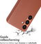 Accezz Samsung Galaxy S24 Plus - Back Cover - MagSafe Leather - Sienna Brown