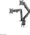 Neomounts DS70-700BL2 - Bureausteun - Full motion voor 2 schermen tot 27