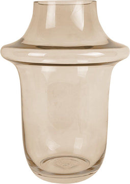 Present Time Vaas Prestige - Glas - Large - D. 20cm H. 27cm - Bruin
