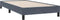 vidaXL - Boxspring - zonder - matras - fluweel - donkergrijs - 90x210 - cm