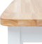 vidaXL - Eetkamerstoelen - 2 - st - massief - rubberwood - naturel - en - wit