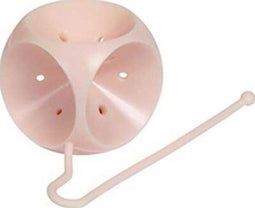 MD Pessarium Kubus - 41 mm - Medical Grade Siliconen - Roze