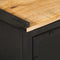 vidaXL - Badkamerkast - 40x30x50 - cm - ijzer - en - massief - mangohout