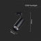 V-TAC VT-47050-B LED Tracklights - COB Tracklights - IP20 - Zwart - 40 Watt - 3150 Lumen - 3IN1