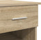 vidaXL - Bureau - met - Opbergruimte - in - Sonoma - Eik - - - 90 - x - 49,5 - x - 75 - cm - - - Engineered - hout