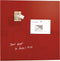 glasmagneetbord XL Sigel Artverum 1000x1000x18mm rood SI-GL202