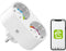 Gosund SP211 - Smart Stopcontact - Dubbel met Schakelaar - IFTTT Alexa Google Home Compatibel