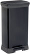 Curver Decobin - Pedaalemmer - 50 l - Zwart Metallic
