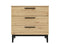 Xem 3-part nursery Matt Black Oak - 3-part nursery