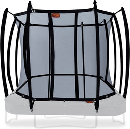 Avyna trampoline veiligheidsnet rechthoekig 520 x 305 cm (352) - Royal Class - Gebogen palen - Zwart