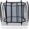 Avyna trampoline veiligheidsnet rechthoekig 520 x 305 cm (352) - Royal Class - Gebogen palen - Zwart