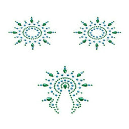 Flamboyant Blauw & Groen Mystim 46656 Turkoois (3 pcs)