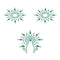 Flamboyant Blauw & Groen Mystim 46656 Turkoois (3 pcs)