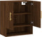 vidaXL - Wandkast - 60x31x70 - cm - bewerkt - hout - bruin - eikenkleur