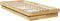 vidaXL - Bedframe - zonder - matras - 90x190 - cm - massief - hout - eiken