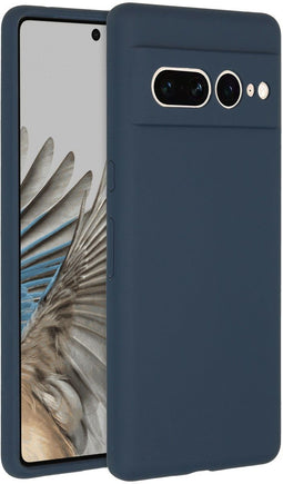 Accezz Liquid Silicone Backcover Google Pixel 7 Pro - Schokabsorberend - Donkerblauw