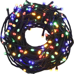 vidaXL - Lichtslinger - met - 2000 - LED's - meerkleurig - 200 - m - PVC