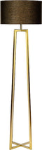 Atmooz - Vloerlamp Potsdam - Staande Lamp - Stalamp - Woonkamer - Goud Brons en Zwart - Hoogte 168cm - Metaal