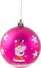 Kerstbal Peppa Pig Cosy corner Fuchsia 6 Stuks Plastic (Ø 8 cm)