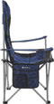 Juskys Lido - Campingstoel - Opvouwbaar - Blauw