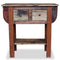 vidaXL - Wandtafel - 80x35x80 - cm - gemengd - gerecycled - hout