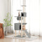 vidaXL - Kattenmeubel - met - sisal - krabpalen - 168 - cm - lichtgrijs
