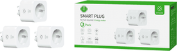 Woox R6113 - Smart Plug met energiemeter - Spraakbesturing - (3 stuks)