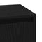 vidaXL - Nachttafels - met - LED-verlichting - 2 - stuks - Zwart - 39x34,5x50 - cm