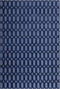 CIZRE - Laagpolig vloerkleed - Marineblauw - 140 x 200 cm - Viscose