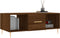 vidaXL - Salontafel - 102x50x40 - cm - bewerkt - hout - bruin - eikenkleur