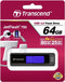 Transcend JetFlash elite 760 - USB-stick 64 GB - USB 3.0 - zwart