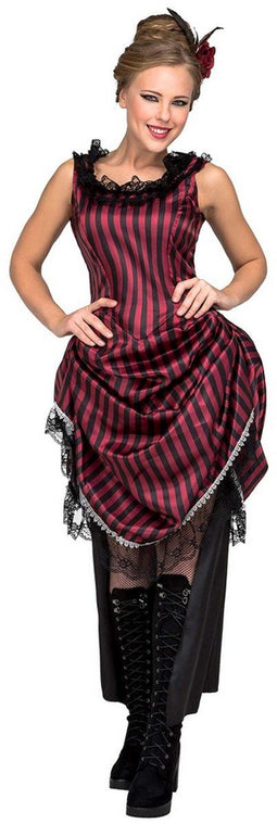 Kostuums voor Volwassenen My Other Me Saloon Girl Roze M/L