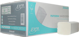 Cleaninq - Handdoek W- vouw/multifold 20.6x32cm wit 25x120 vel