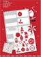 WINTER GARDEN - kerstpapier assortiment cadeaupapier - 10 rollen 2 meter x 70 cm - inclusief labels