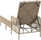 vidaXL - Ligbed - met - Kussen - Beige - Poly - Rattan