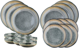 Service Les Essentiels GENESIS - Servies set - 18 stuks - Aarde